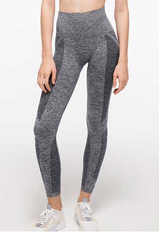 Seamless compression leggings