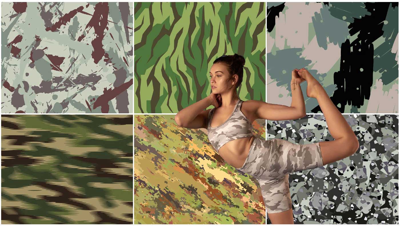 Burning Camouflage - Design Recommendation For sportswear