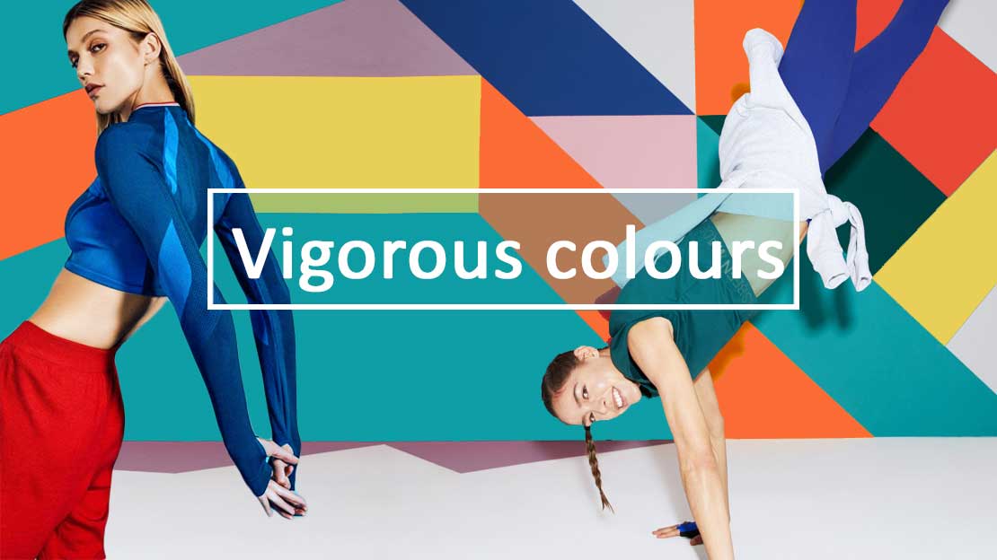 Color of womens sportswear theme