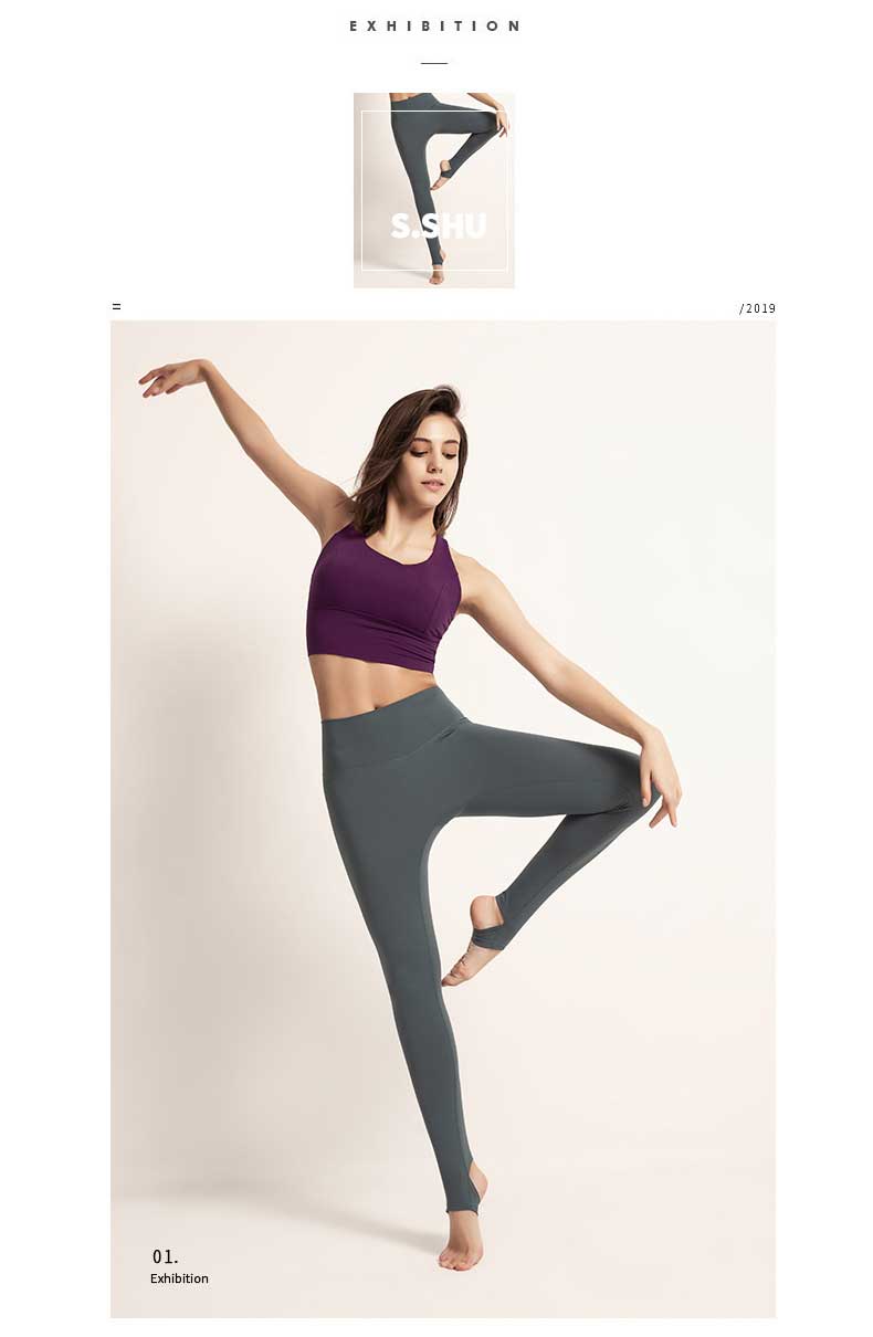 High-waisted-yoga-pants-ankle-design-model-show