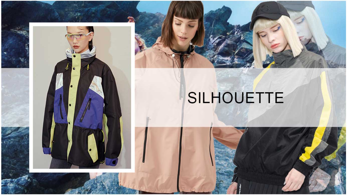 Sport fashion - Jacket silhouette trend of women's