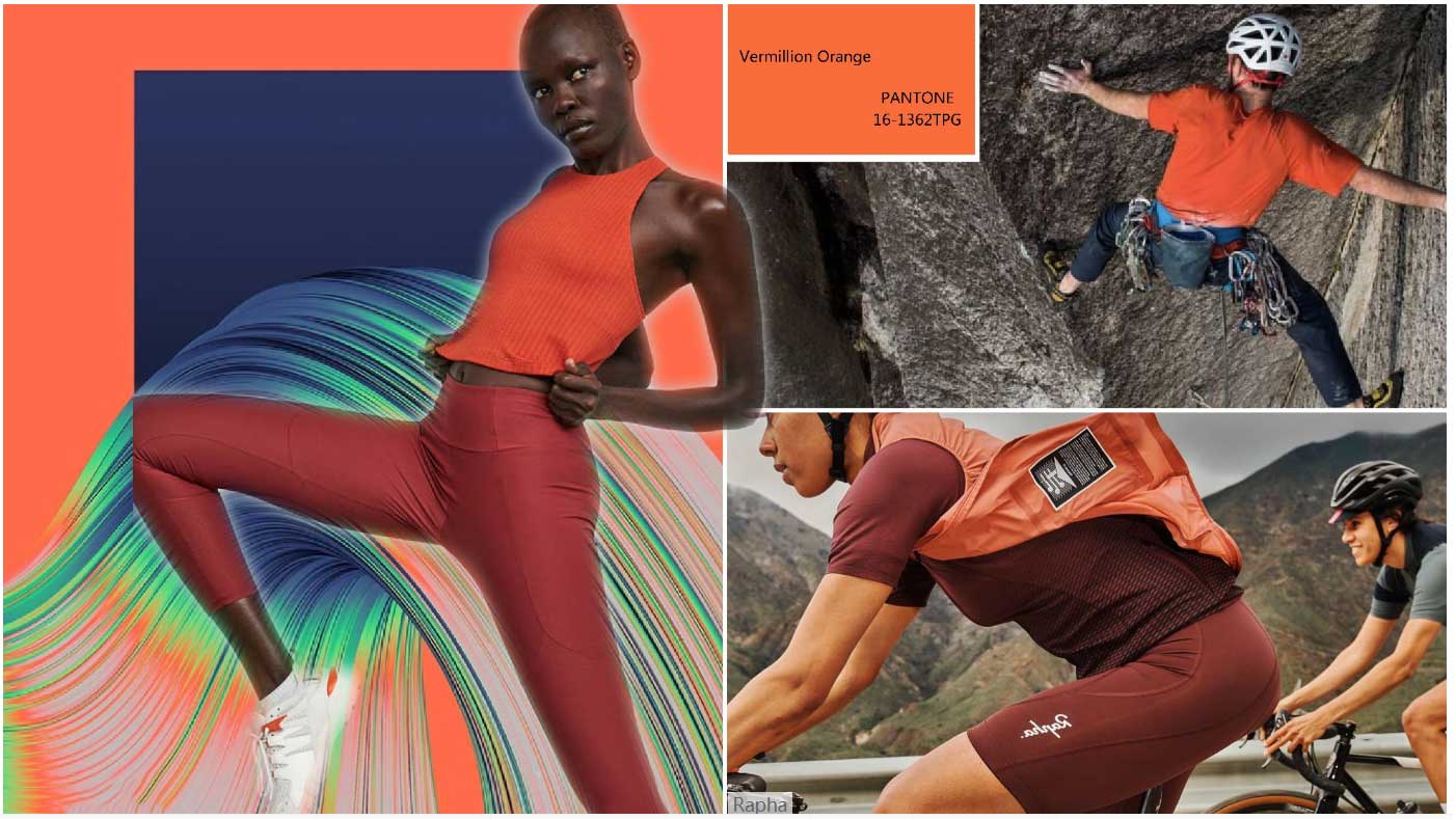 Vermillion Orange Inspiration For Womens Sportswear Theme