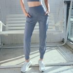 Loose yoga pants with double sides pocket