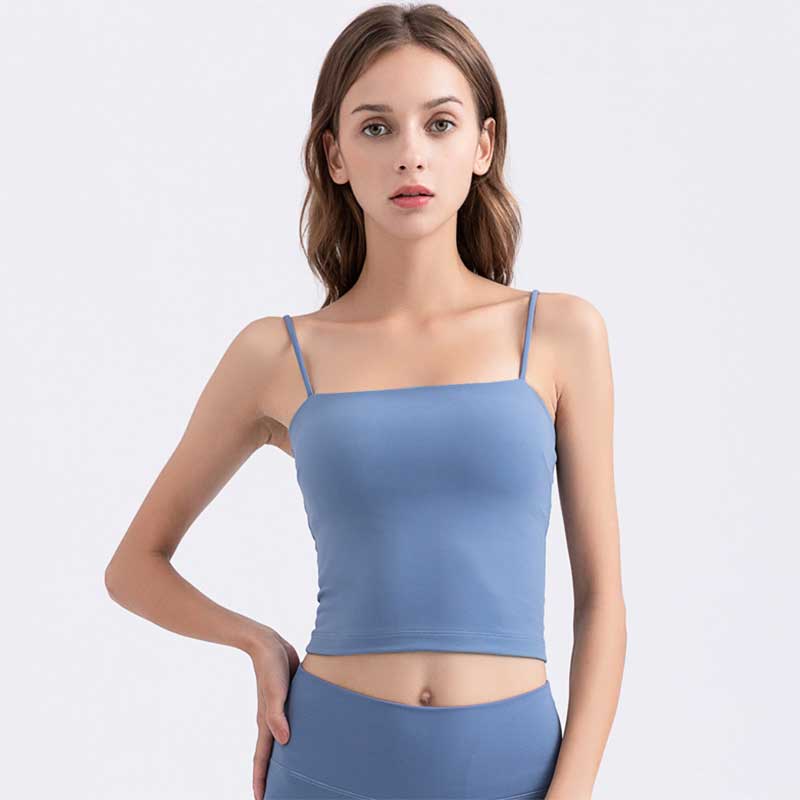 Yoga bra tops with tiny belts