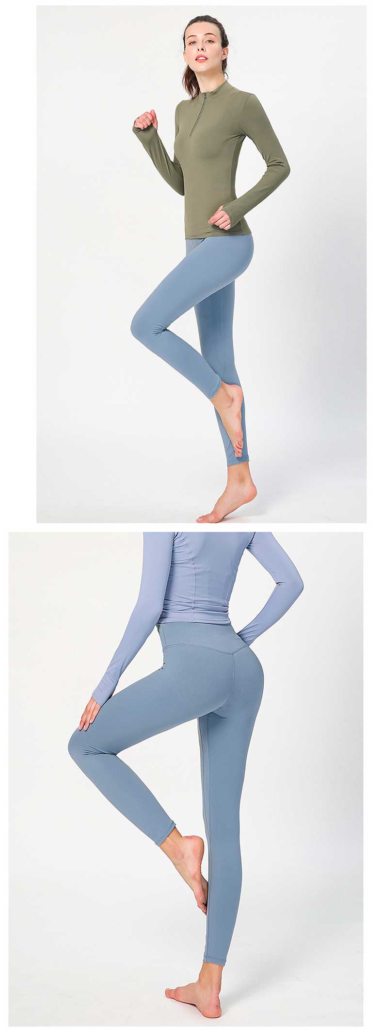 A comfortable yoga pants, made of high elasticity fabric, comfortable and skin-friendly