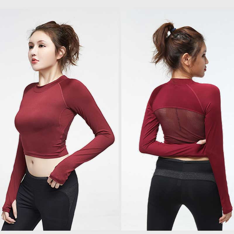 Long sleeve running top womens