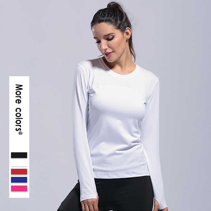 Long sleeve workout shirts womens