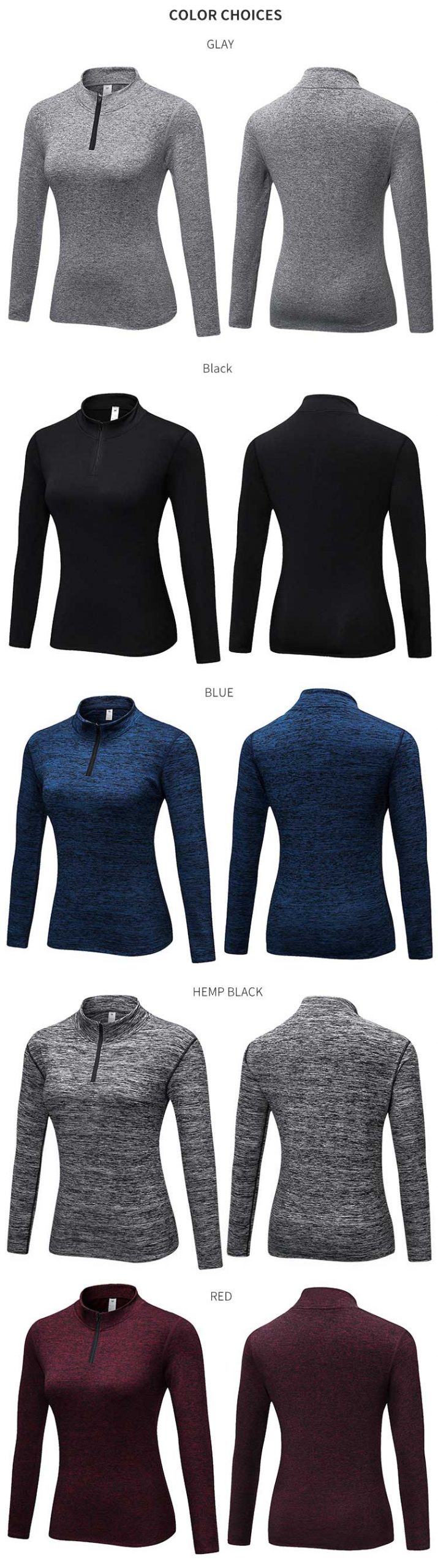 High-neck-workout-shirt-long-sleeve-shirts-color-choices