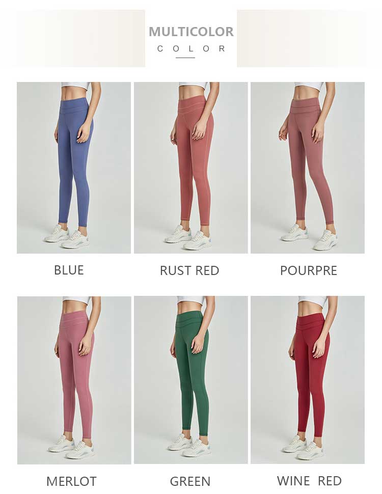 Imitation cotton nylon yoga pants women's pants fitness clothing running pants