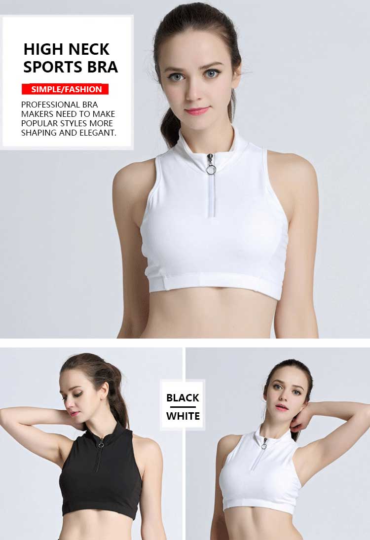 High neck sports bra - Activewear manufacturer Sportswear