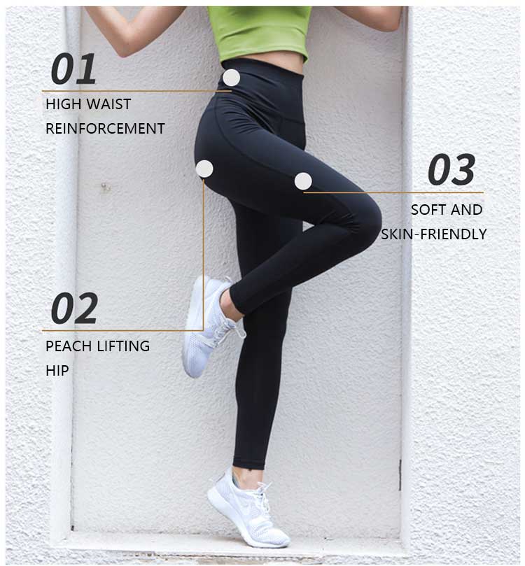 Workout pants with pockets