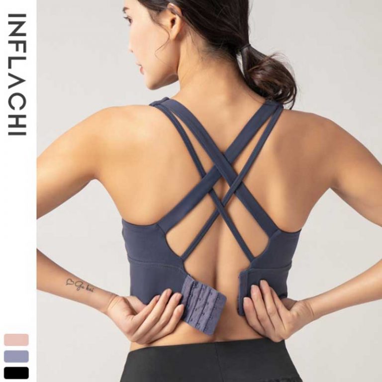 Back clasp sports bra Activewear manufacturer Sportswear Manufacturer HL