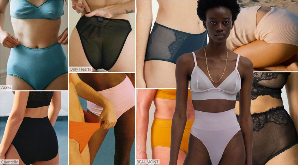 "Average size" fashion the trend of women's underwear key item