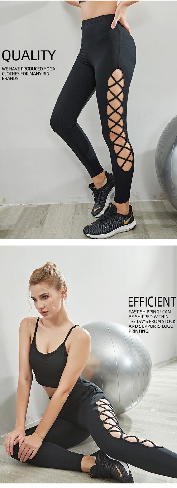 Yoga work pants Activewear manufacturer Sportswear Manufacturer HL