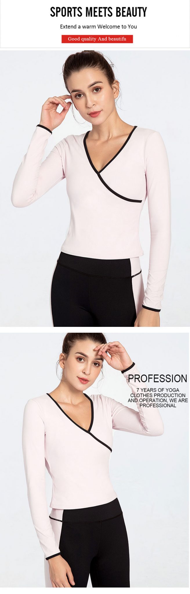 V neck workout shirts Activewear manufacturer Sportswear Manufacturer HL