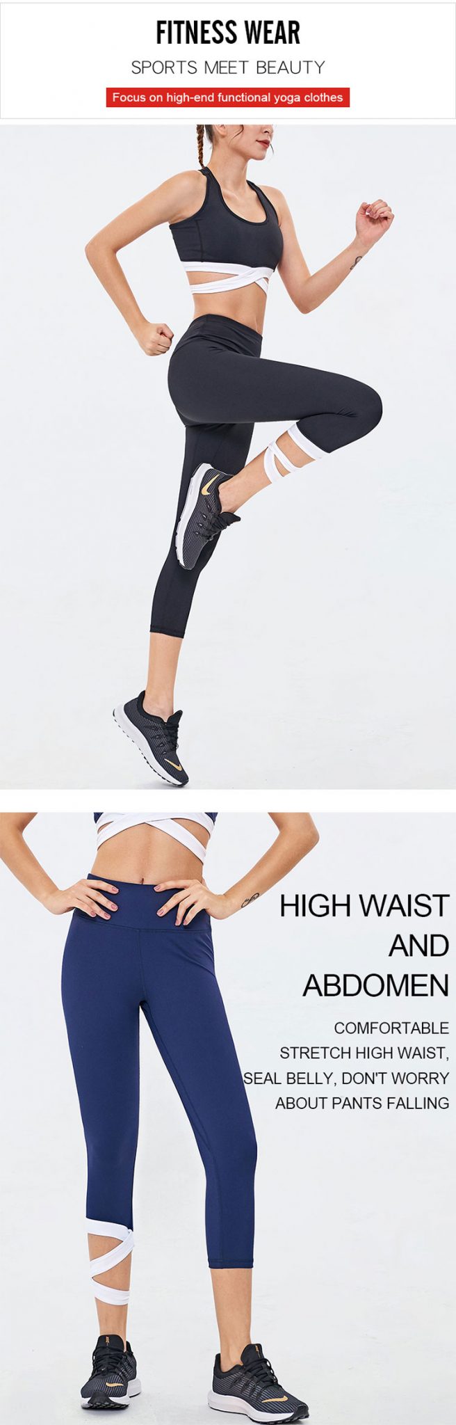 Yoga pants with foot straps Activewear manufacturer Sportswear Manufacturer HL