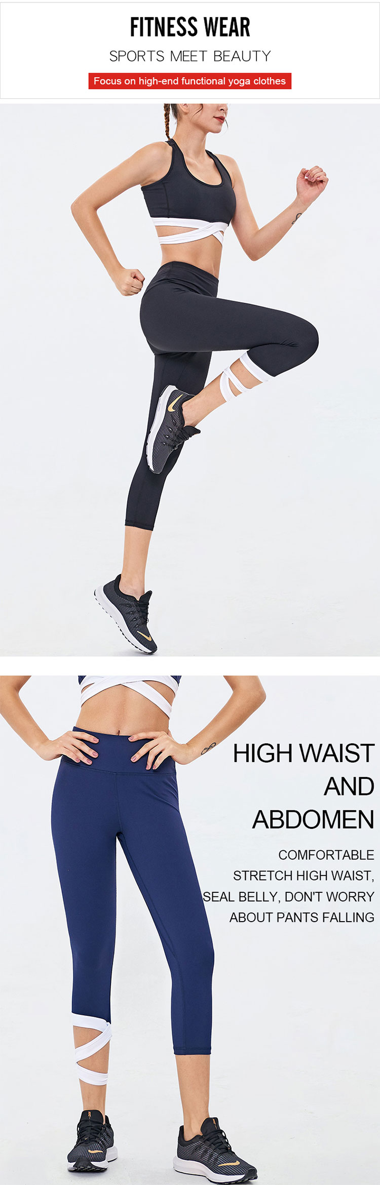 Yoga pants with foot straps - Activewear manufacturer Sportswear