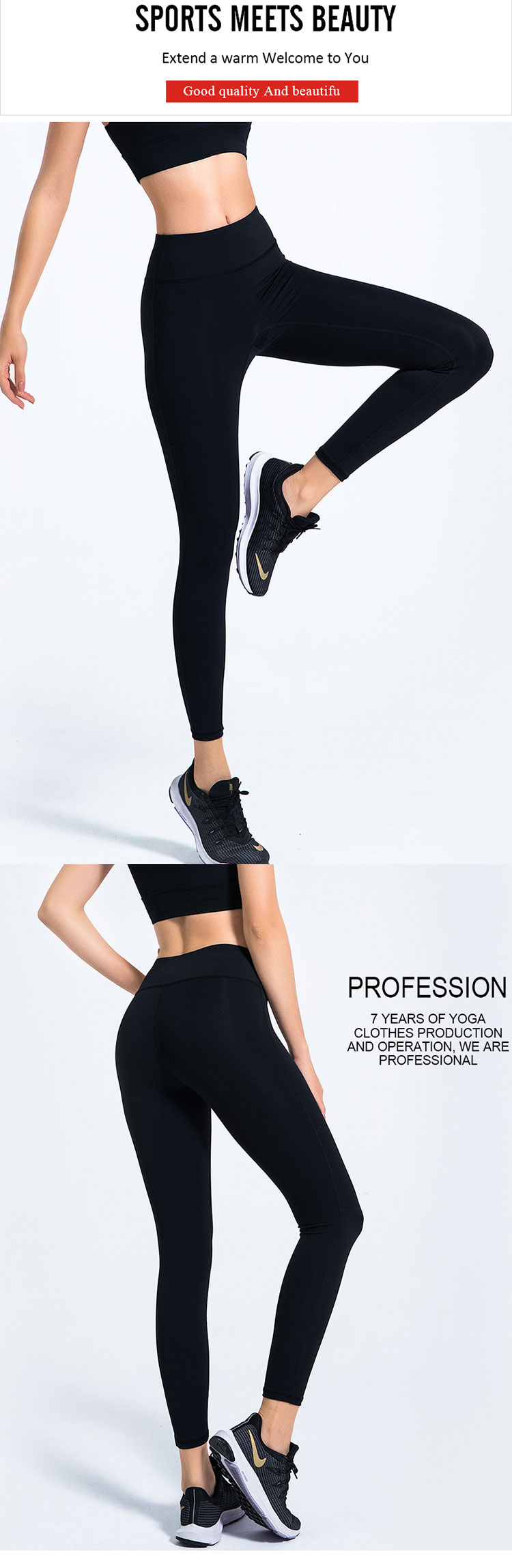 Black-running-leggings,-combined-with-simple-design-to-create-a-comfortable-and-careful-design