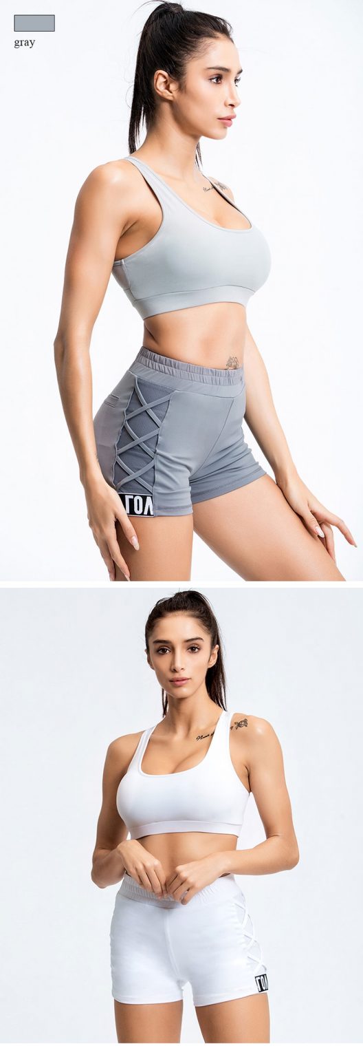 White athletic leggings Activewear manufacturer Sportswear