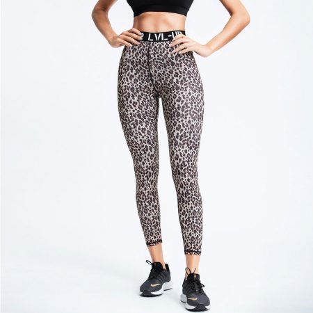 Leopard print workout leggings - Activewear manufacturer Sportswear ...