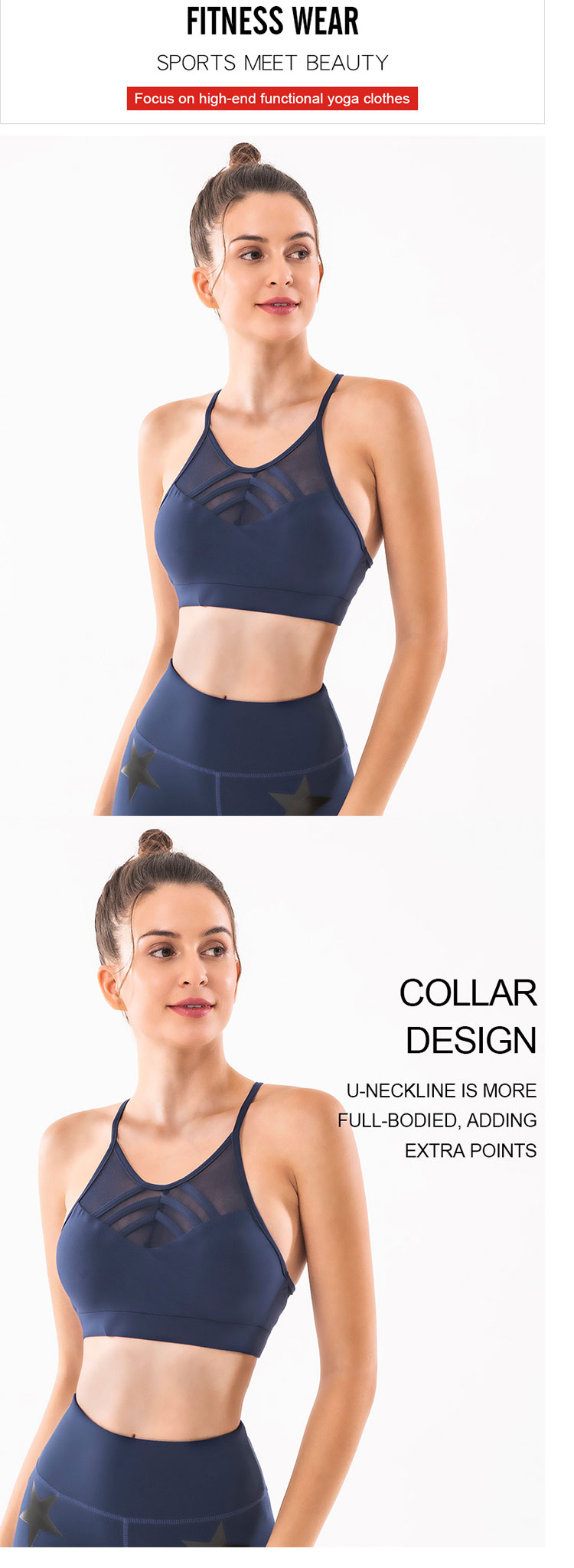 The-simple-casual-best-sports-bra-for-running--is-made-of-functional-fabrics