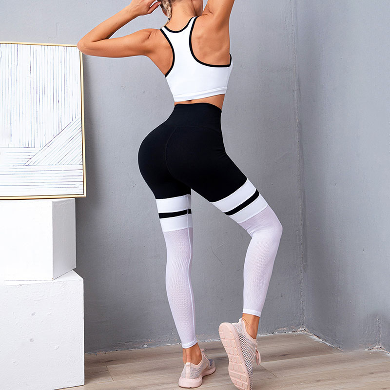 Mesh panel gym leggings - Activewear manufacturer Sportswear ...