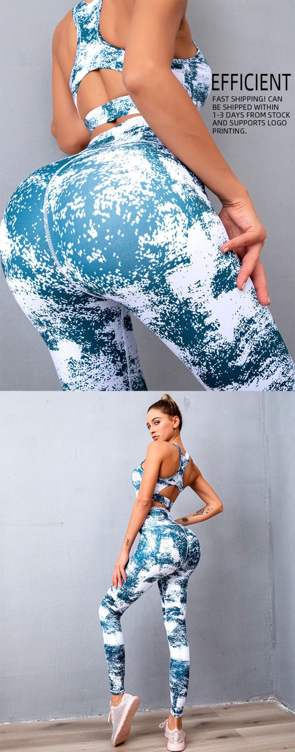 Patterned running leggings Activewear manufacturer Sportswear