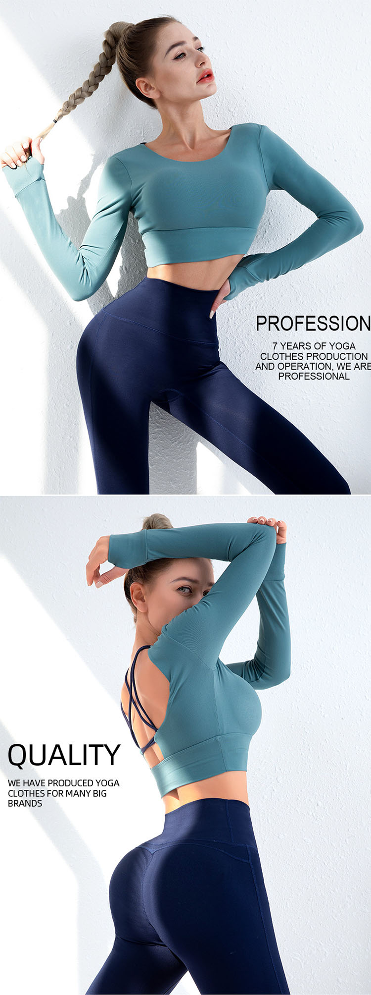 Generously reveals a sexy and beautiful back, accelerating sweating during exercise.