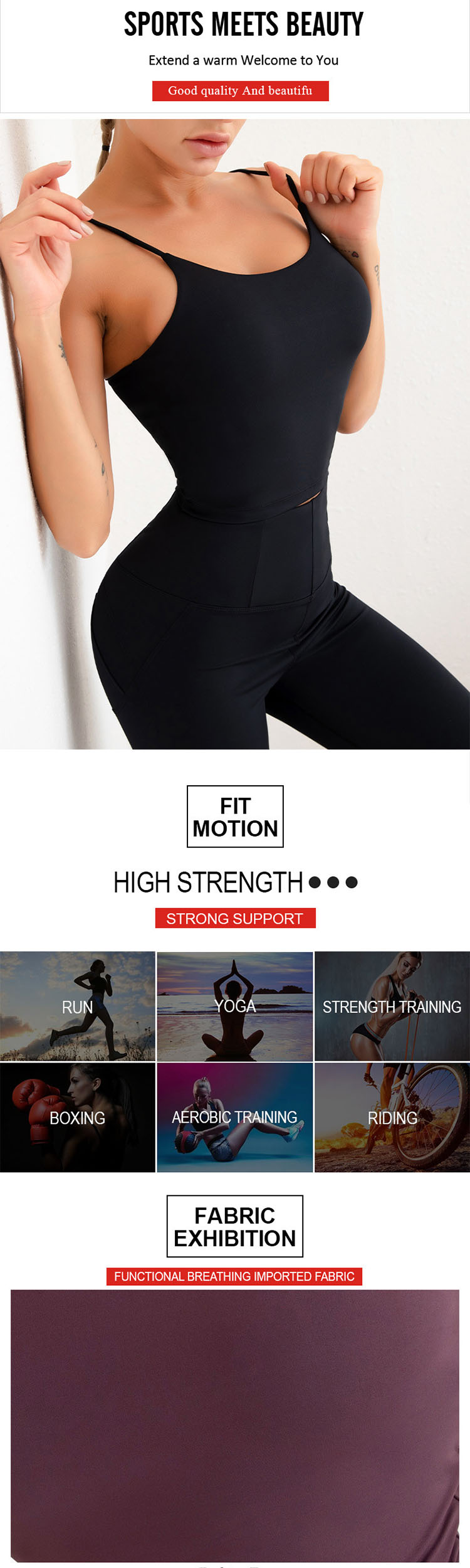 The use of structure is the top priority of tight gym pants design.