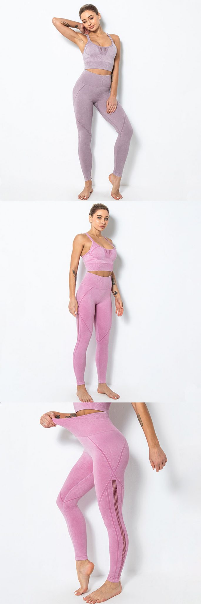 Leggings without front rise seam Activewear manufacturer Sportswear