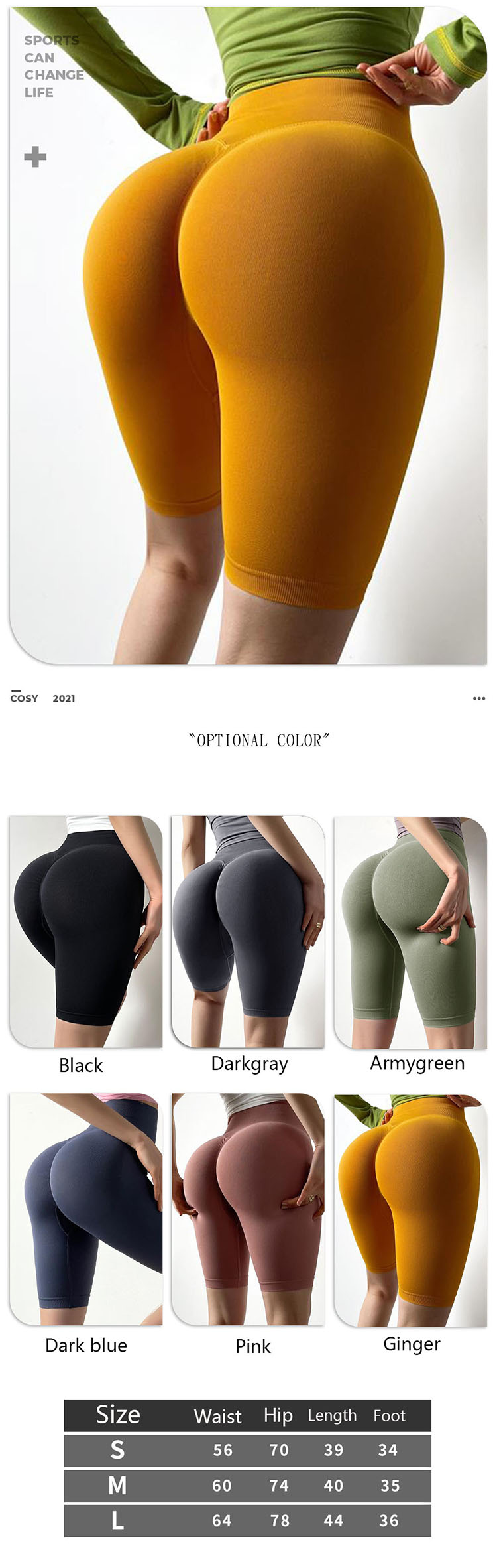 Practicability and functionality have become the key elements of the 2022 spring and summer running in yoga pants design.