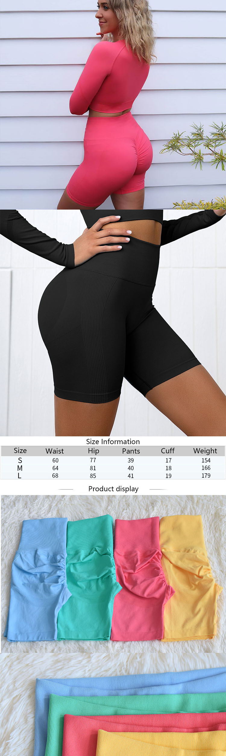 Tightly wrap the buttocks and thighs, safely protect the sports muscles, and fit comfortably.