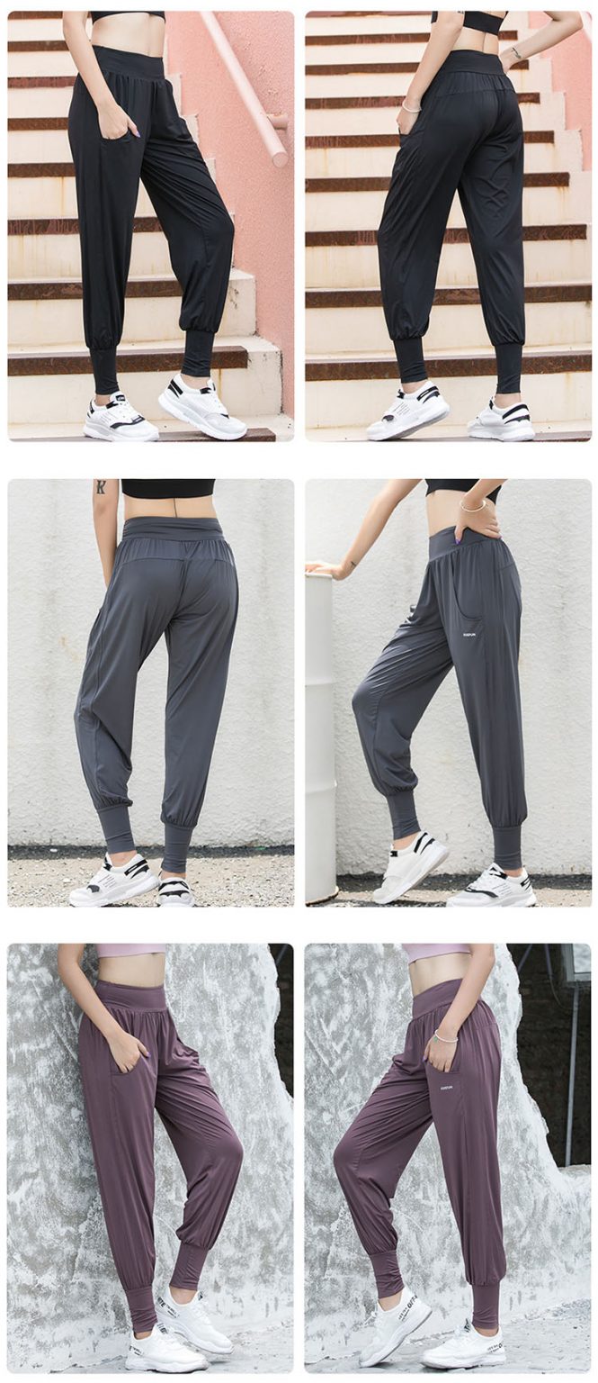 Loose fit workout pants ladies Activewear manufacturer Sportswear Manufacturer HL