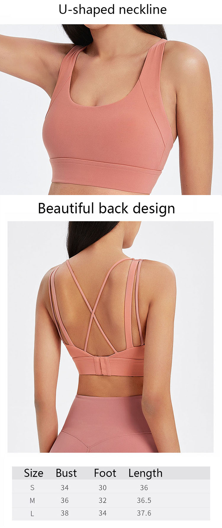 Minimalist clothing focuses on the functionality of hot pink sports bra