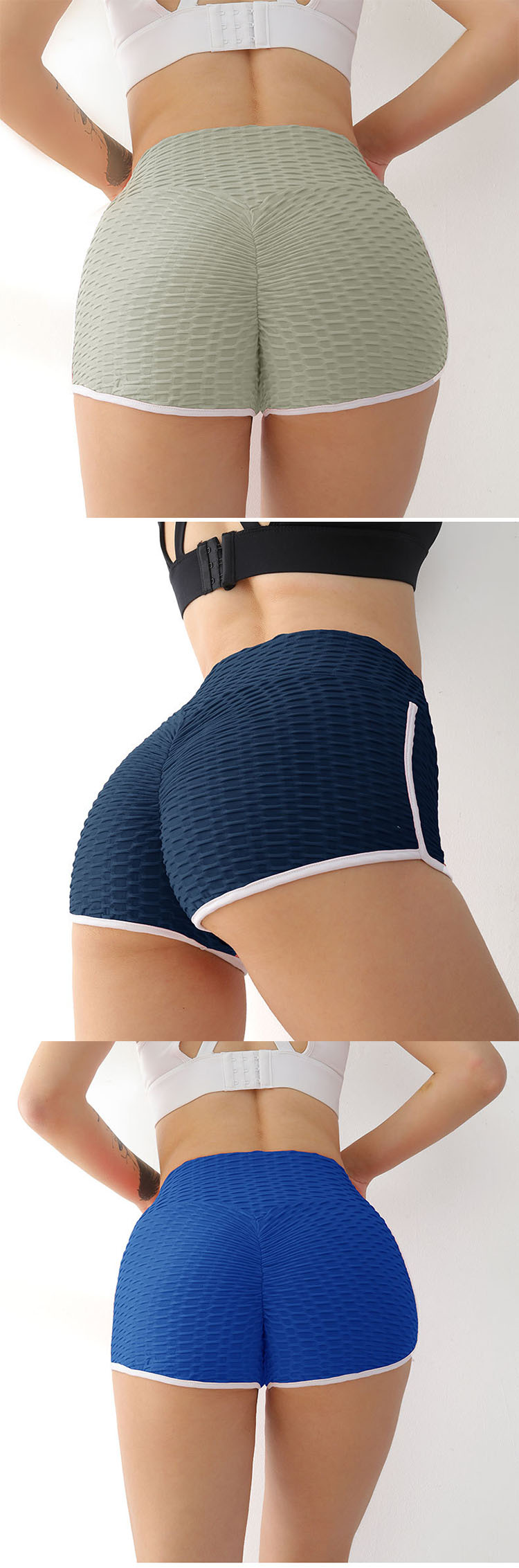 The new fit high-waist design, the hidden meat looks thin, slender and tall.