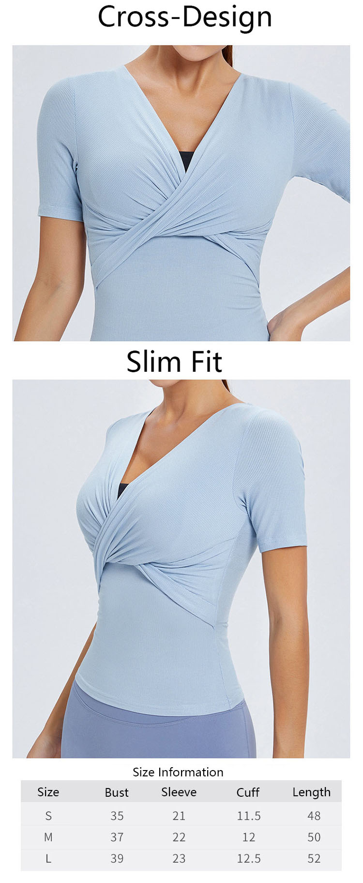 Tight gym shirts gives a rich model of clothing