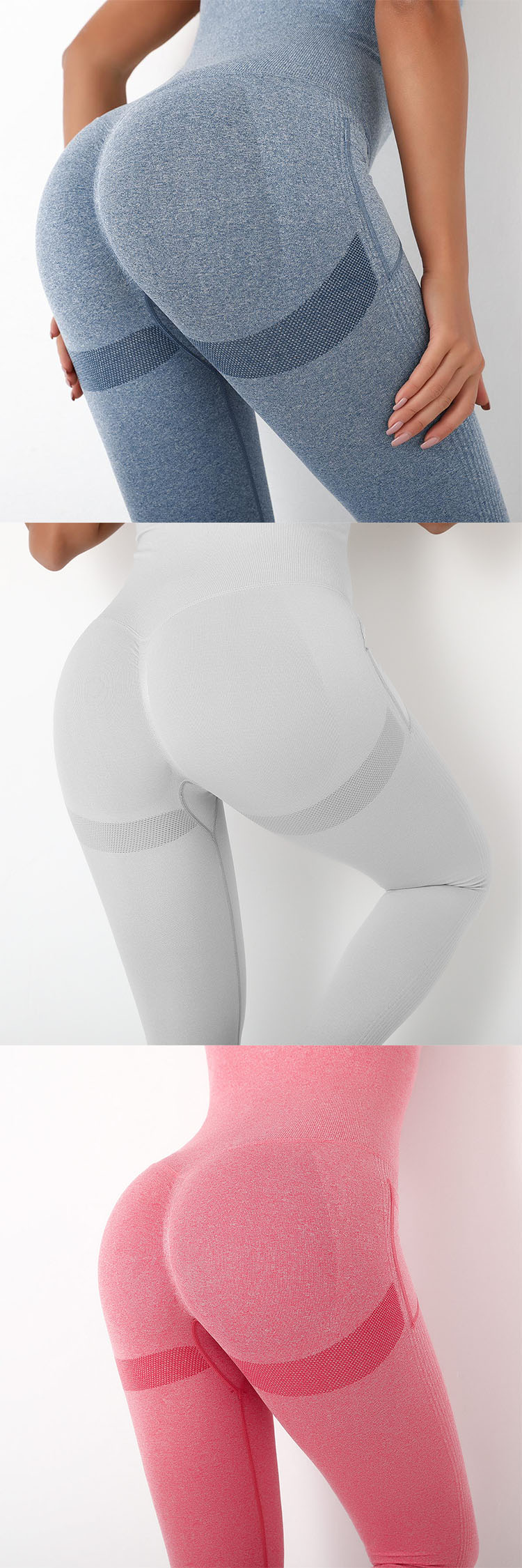 High-elastic fabric, high waist and abdomen.