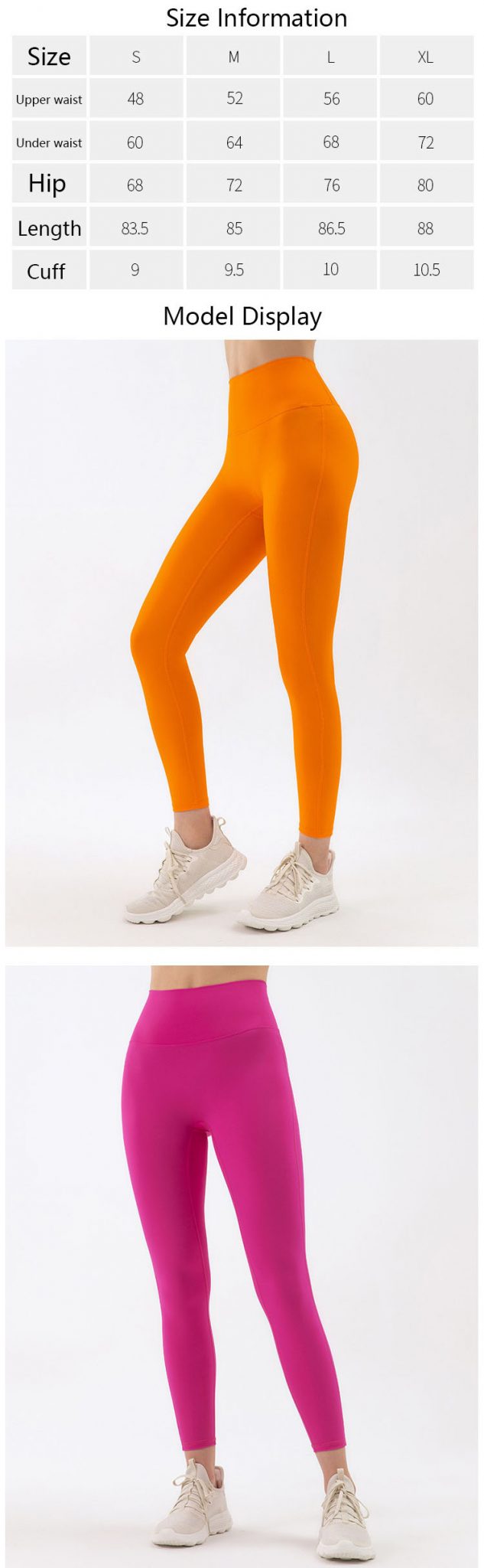 Orange yoga pants - Activewear manufacturer Sportswear Manufacturer HL