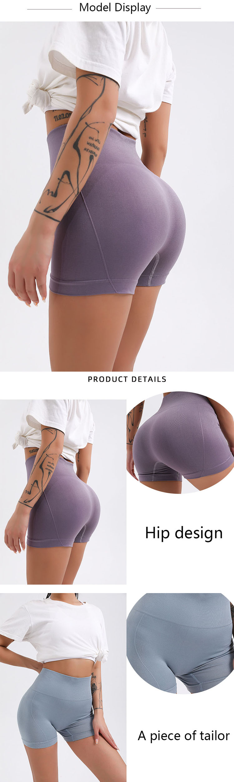 Purple gym leggings, wear a relaxed land