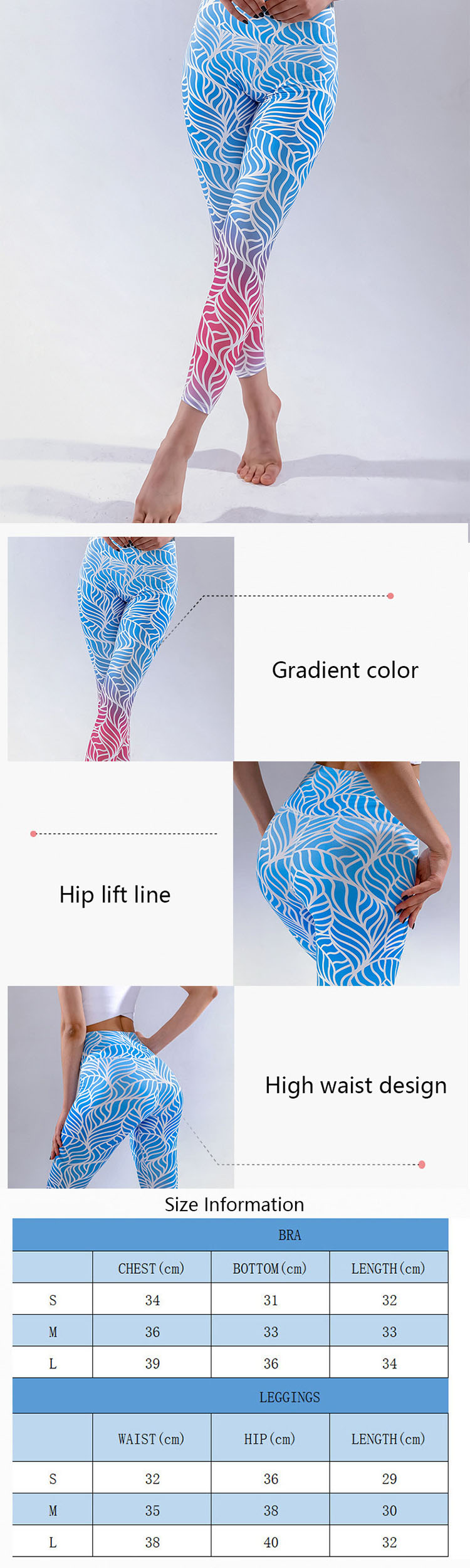 The trend of colorful workout leggings has been in the fashion circle for many years