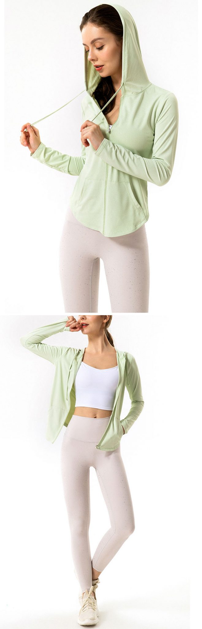 White workout shirt - Activewear manufacturer Sportswear Manufacturer HL