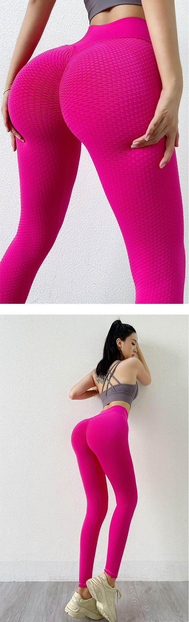 High-waist design, refuses to turn the edges, refuses to slide, hide the fat on the abdomen.