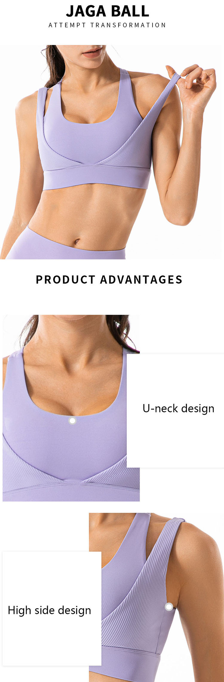 Busty sports bra - Activewear manufacturer Sportswear Manufacturer HL