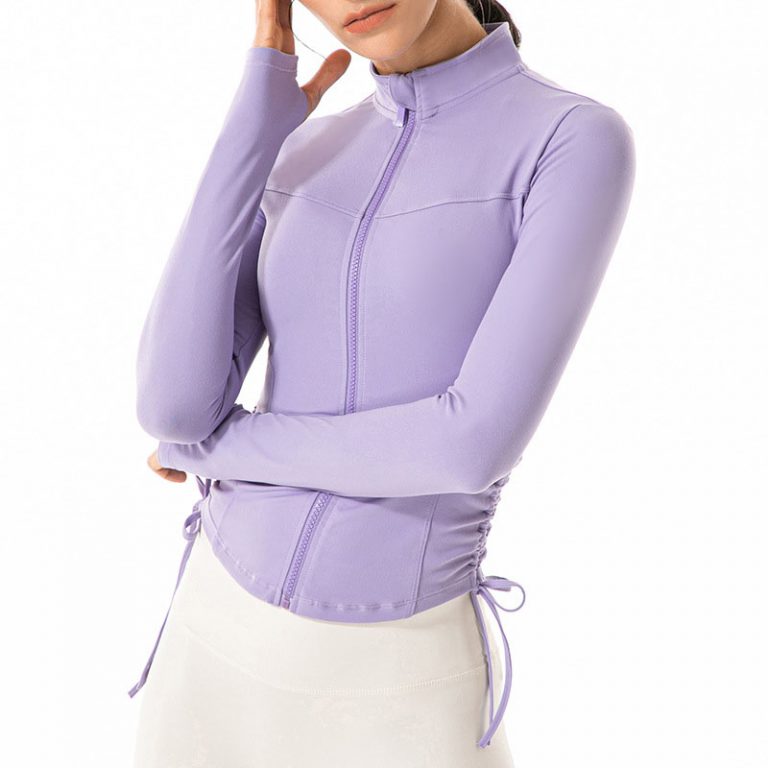 Purple running jacket Activewear manufacturer Sportswear Manufacturer HL