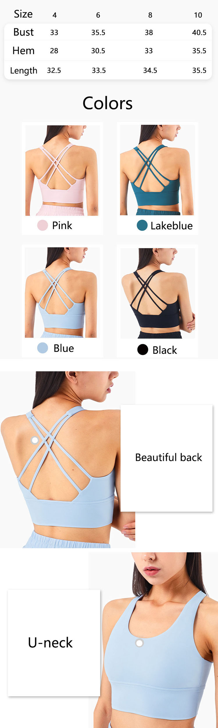 Adopting a beautiful back design, the supporting force is more stable.
