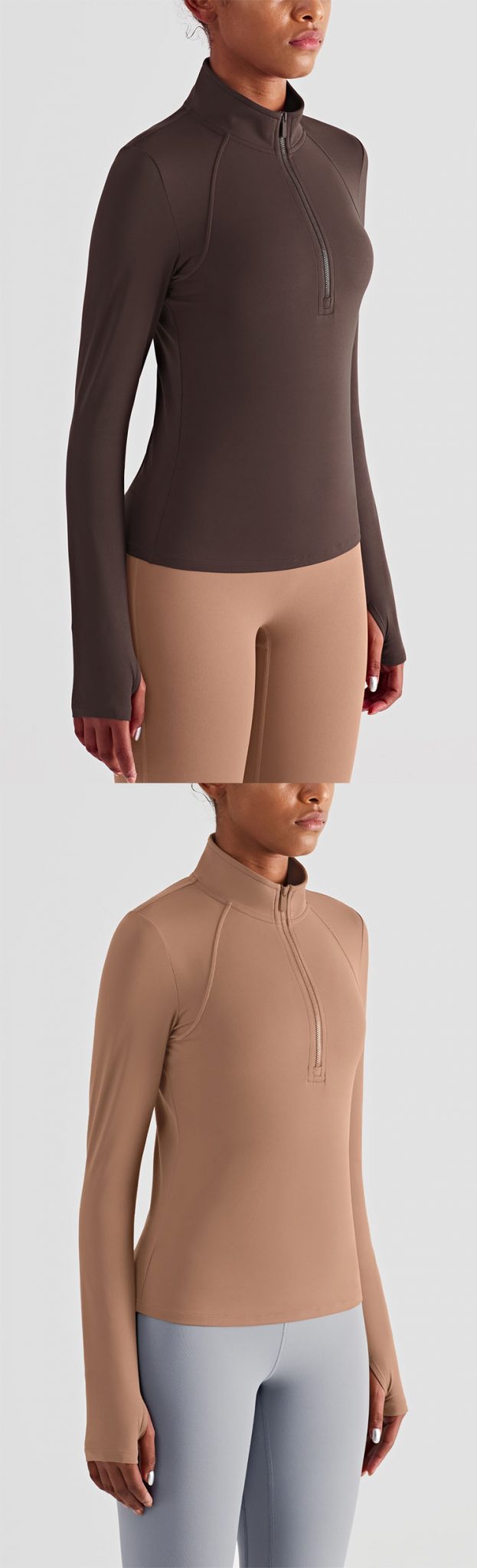 Long sleeve gym shirts womens Activewear manufacturer Sportswear