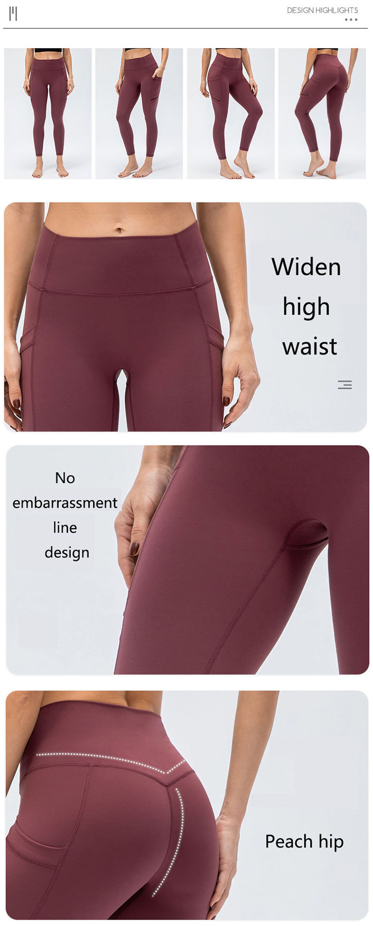 The betabrand dress pant yoga pants design is an important process design for the trousers