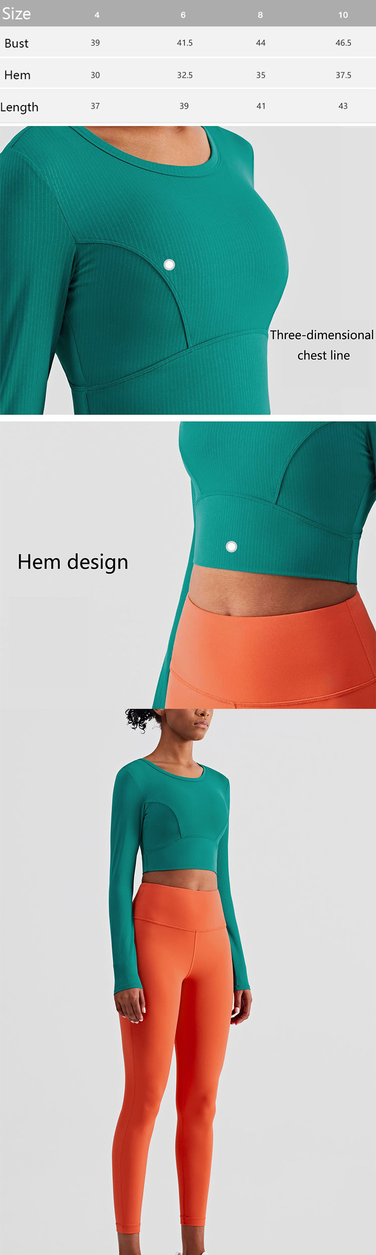 The design that highlights the chest of green workout shirt is still the focus of the design of the part