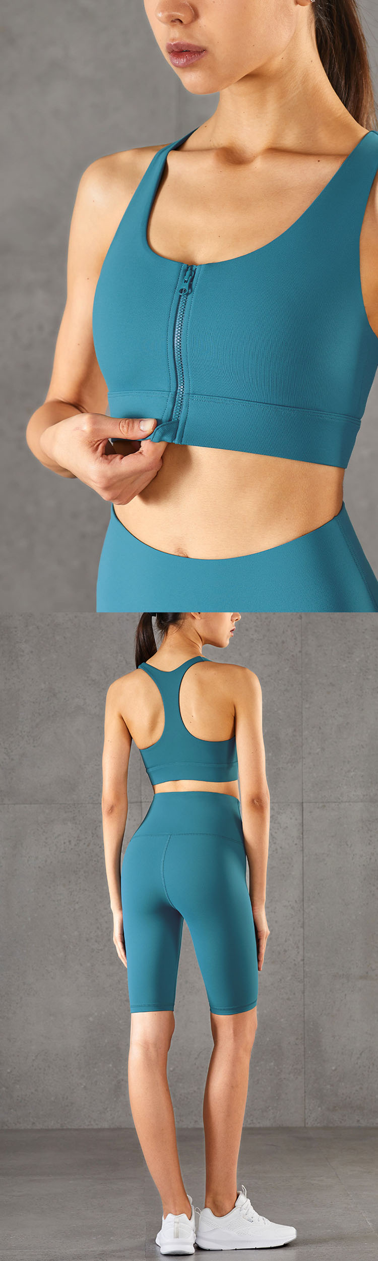The front design of racerback bra for large bust is so intuitive that we often forget the design of the back