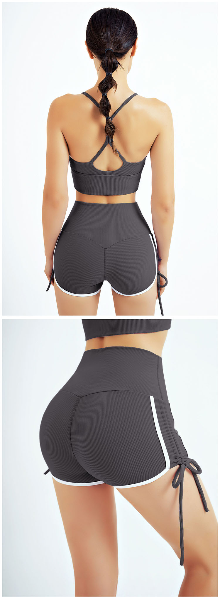 The hip-lifting design makes the buttocks stand out, creating a sexy buttock curve.